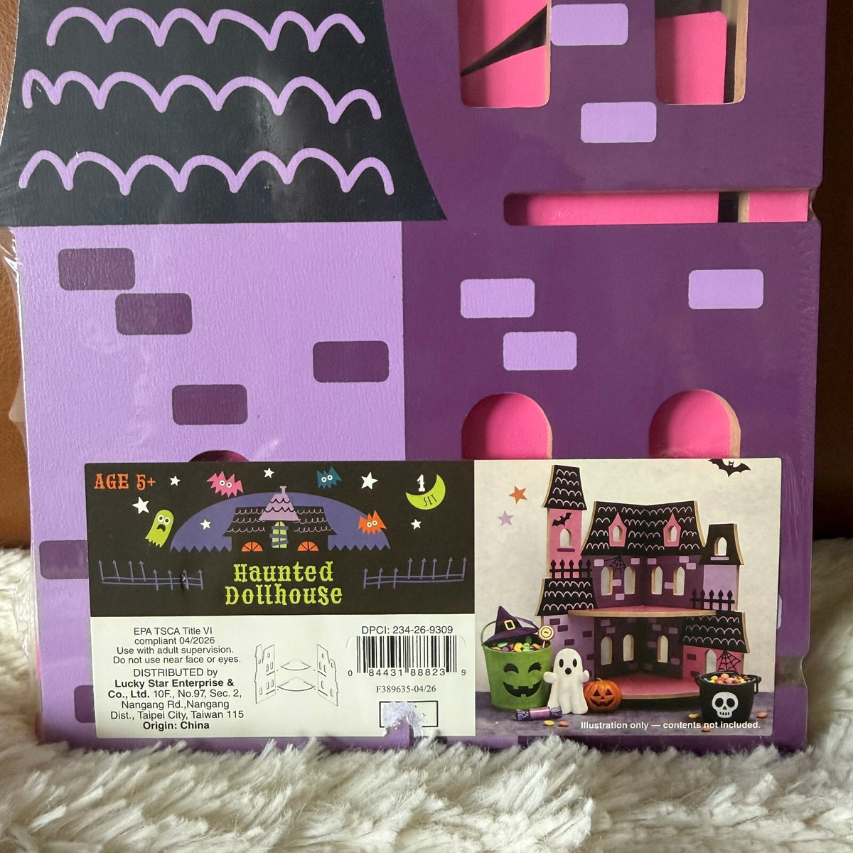 2026 Halloween Haunted House Display Dollhouse - Pink - Bullseye Playground