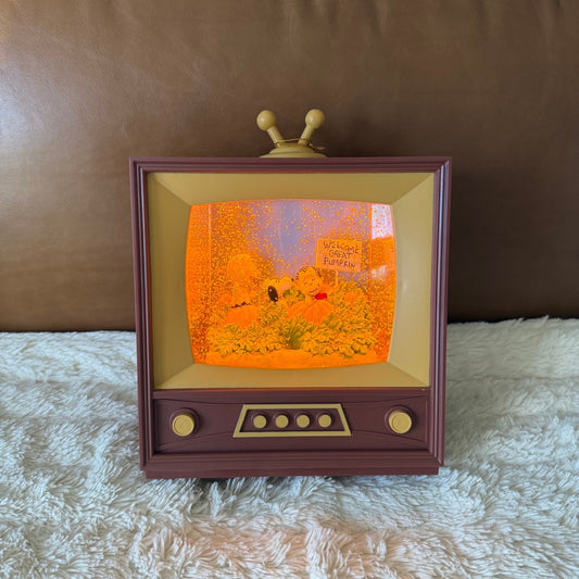 2026 Peanuts Snoopy Musical TV Water Globe SnoMotion