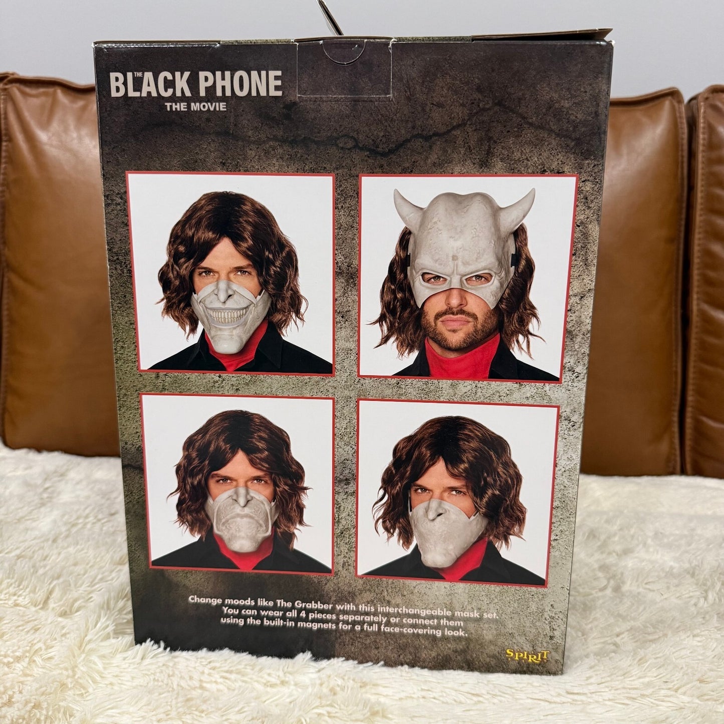 The Grabber - Half Mask - The Black Phone - Spirit Halloween Convertible Mask