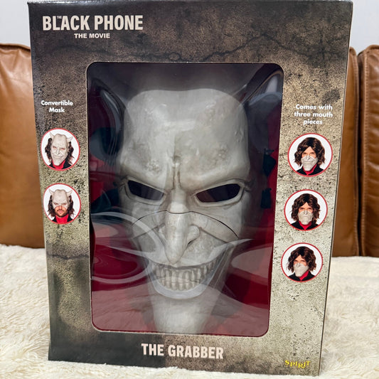 The Grabber - Half Mask - The Black Phone - Spirit Halloween Convertible Mask