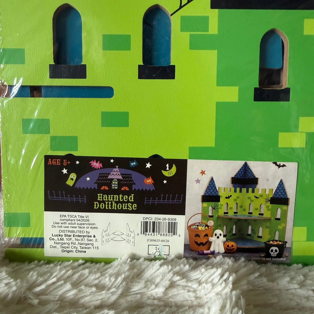 2026 Halloween Haunted House Display Dollhouse - Green -Bullseye Playground