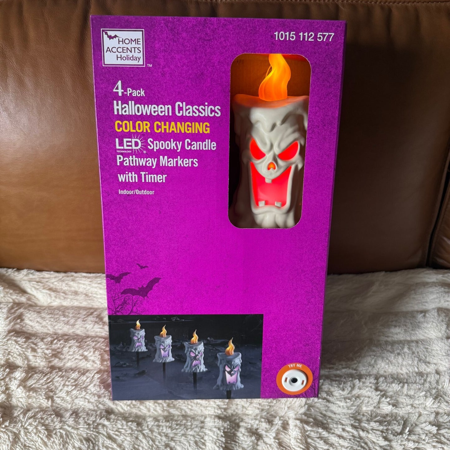 Home Depot Halloween Spooky Candle Pathway Markers - 4 Pack