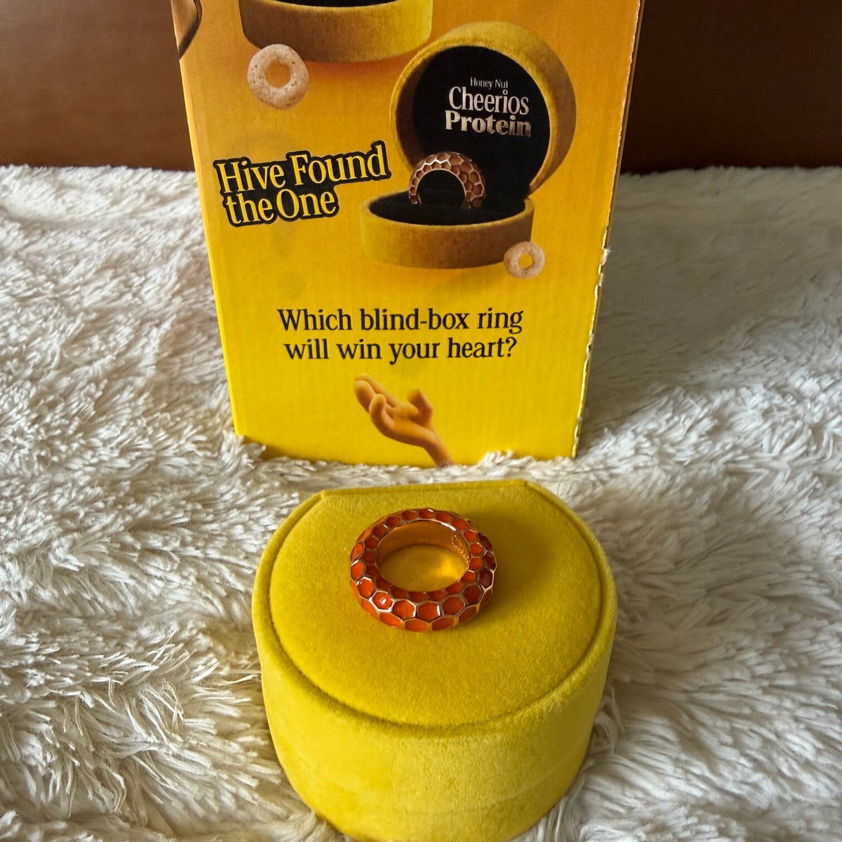 Honey Nut Cheerios Protein Hive Found The One Ring Size L Limited Edition