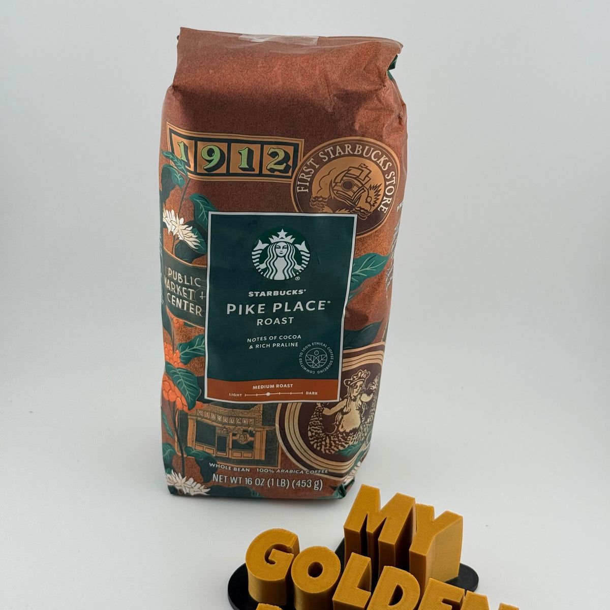 Starbucks - Pike Place Roast Whole Bean 16 oz Medium Roast