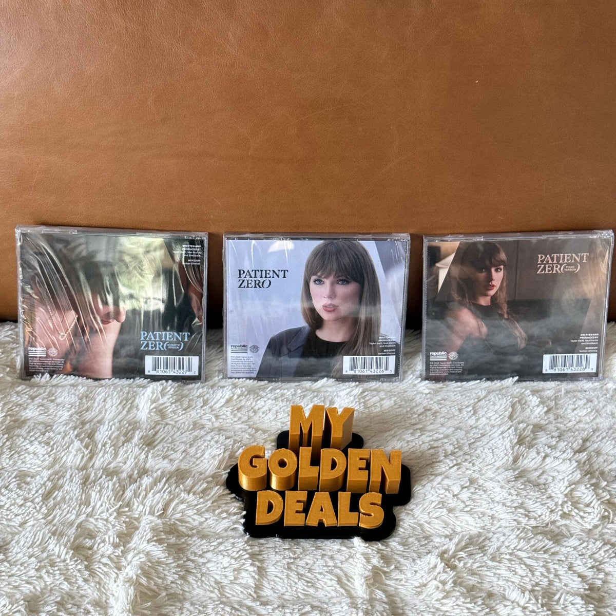 Taylor Swift - Patient Zero CD Collector Editions - 3 Variant Bundle