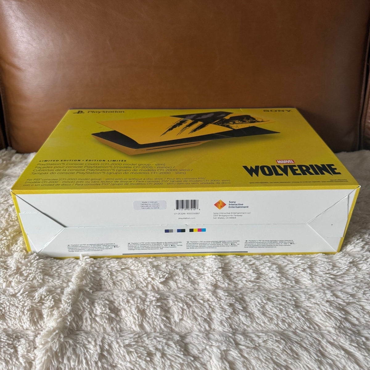 Marvel Wolverine -PS5 Slim Console Covers - CFI-2000