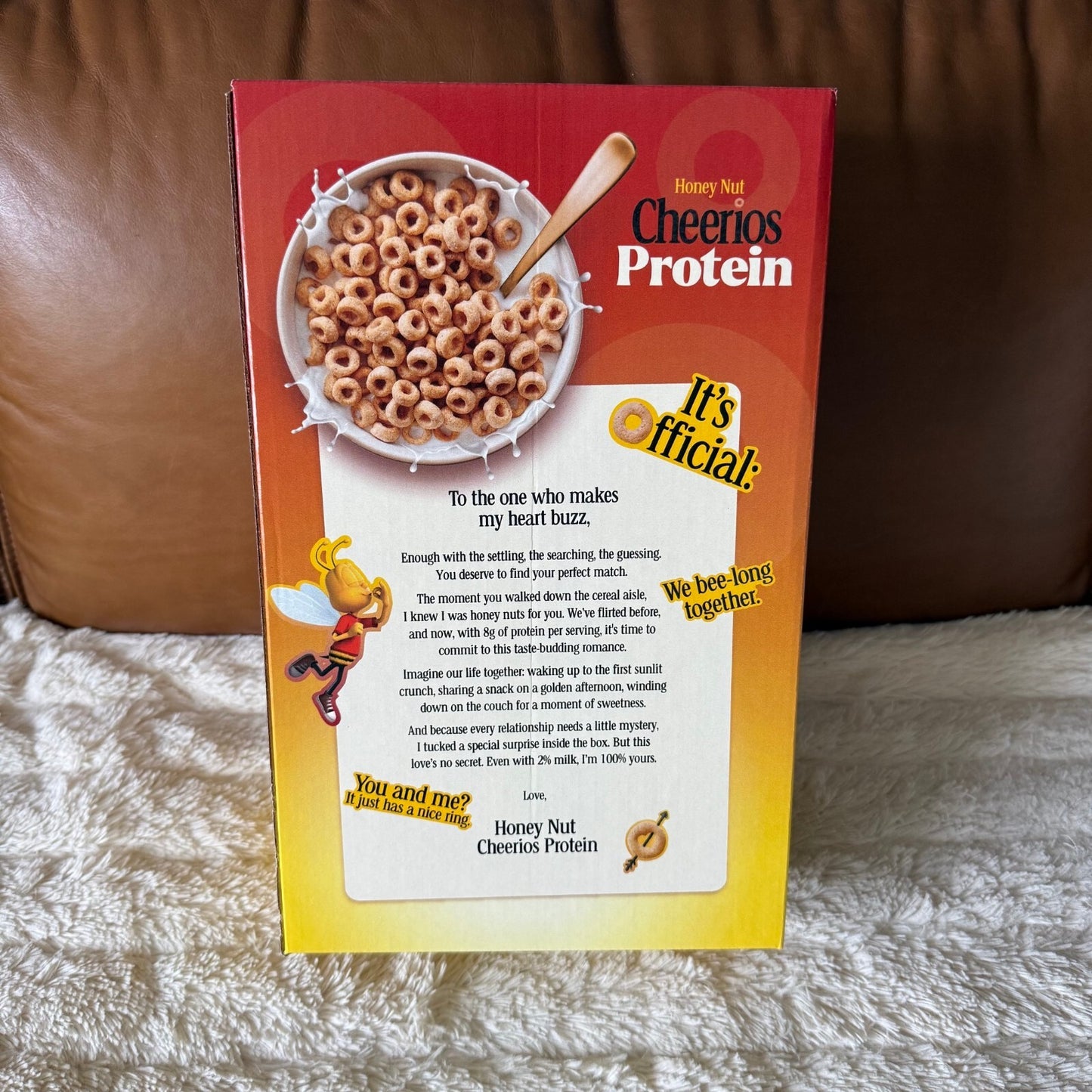 Honey Nut Cheerios Protein Hive Found The One Ring Size L Limited Edition