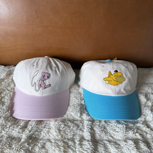 Pokémon x Target - Mew Trainer & Psyduck Cap/hat - Set of 2