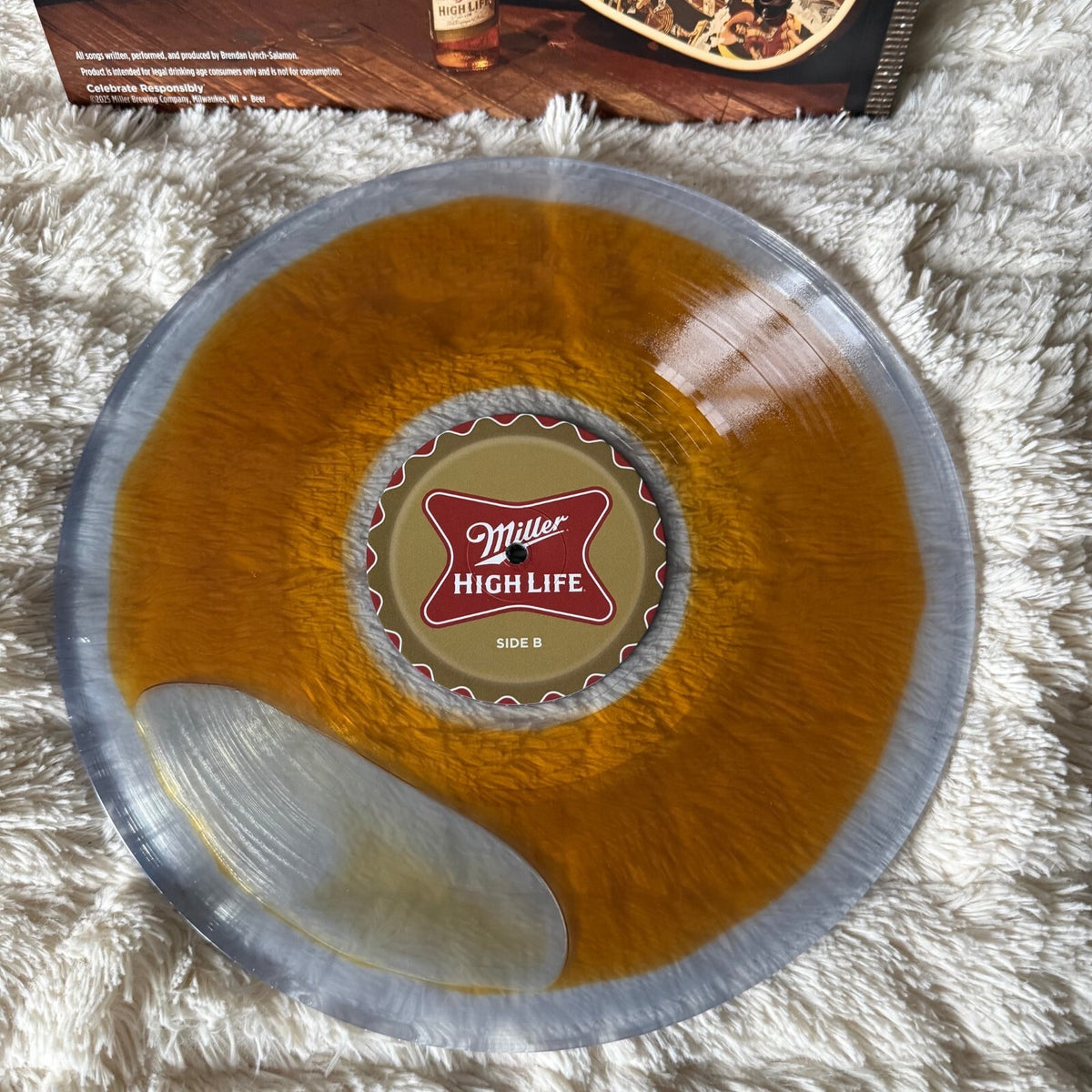 Miller High Life - Dive Bar Sounds - Beer Filled Color Vinyl