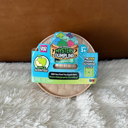 Crazy Fun Mystery Green Holographic Squishy Bun Set