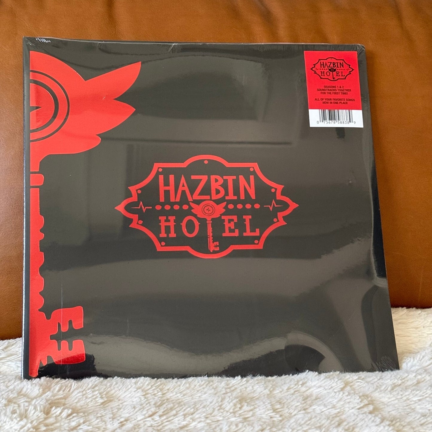 Hazbin Hotel Seasons 1 & 2 Soundtrack Vinyl 2LP + Promo Card