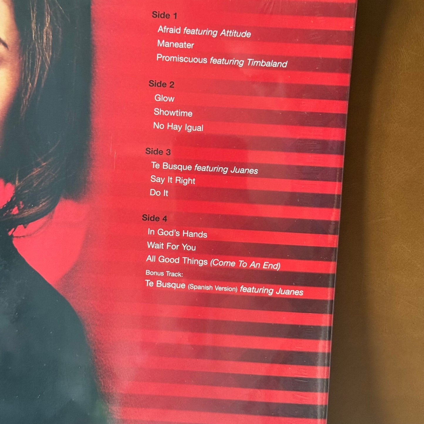 Nelly Furtado - Loose - 20th Anniversary 2LP Red White Vinyl Signed Litho