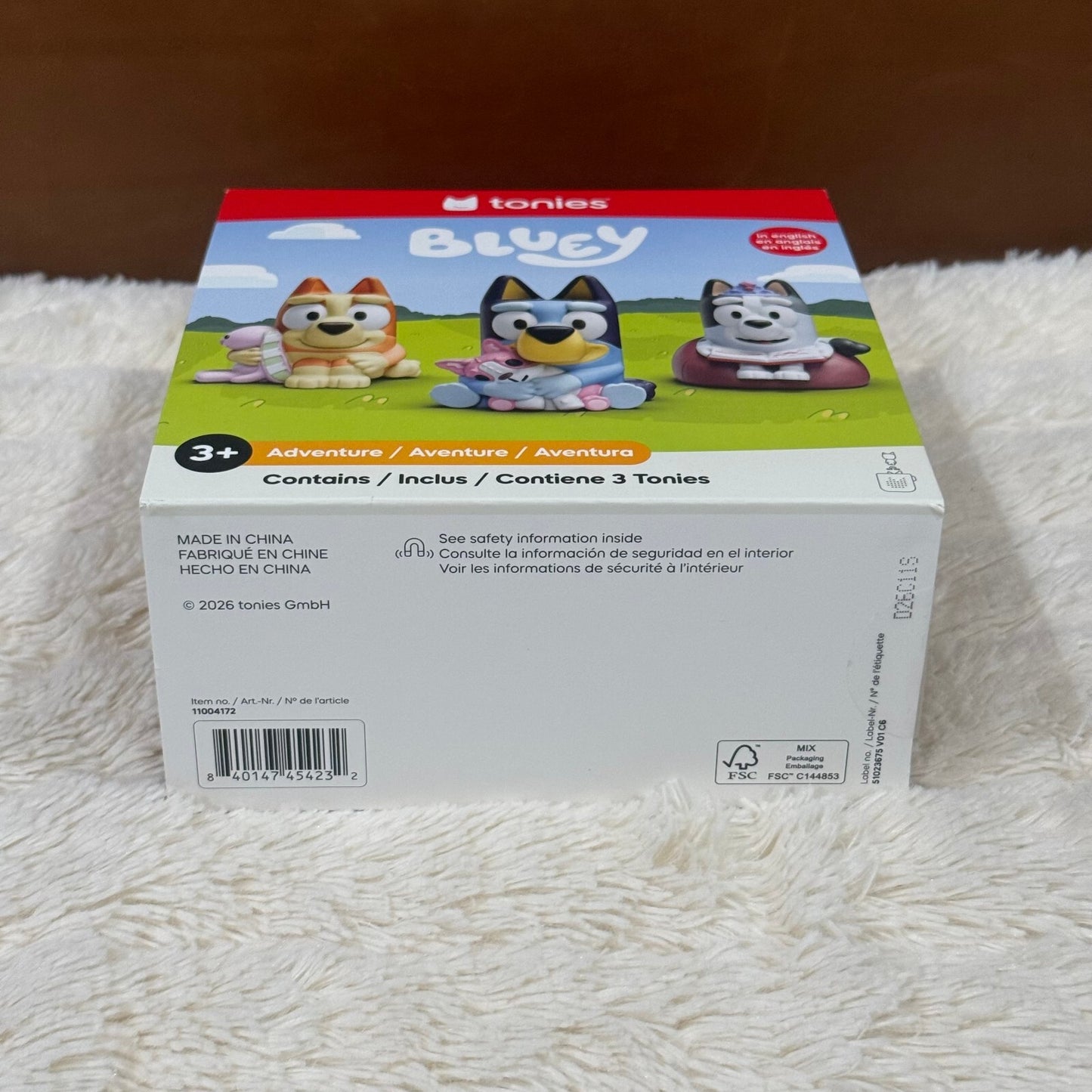 Tonies Bluey 3 Pack Bluey Bingo Muffin Tonie Set