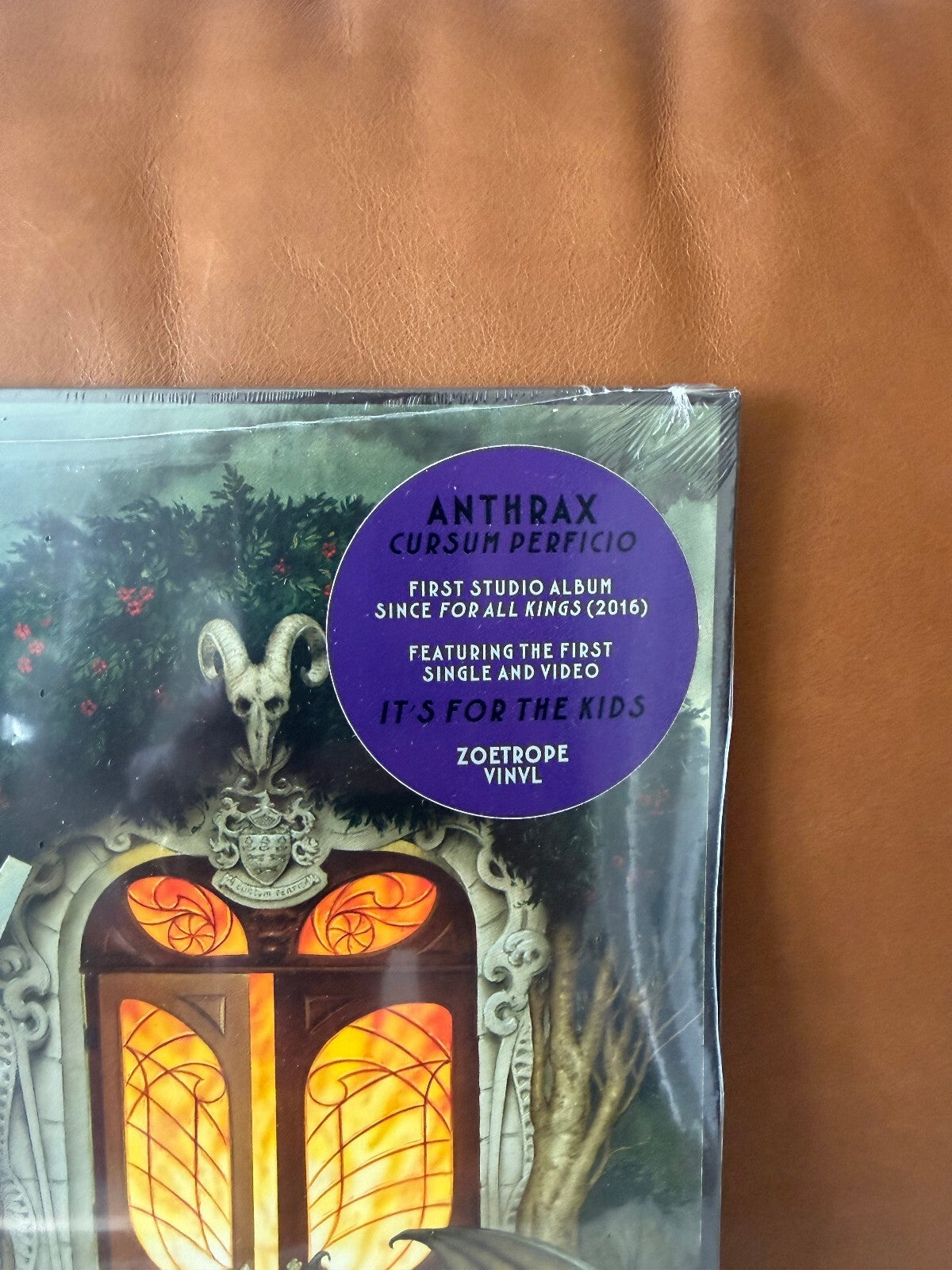 Anthrax – Cursum Perficio – Signed Pop Up Insert - Amazon Exclusive Purple Zoetrope 2LP Vinyl