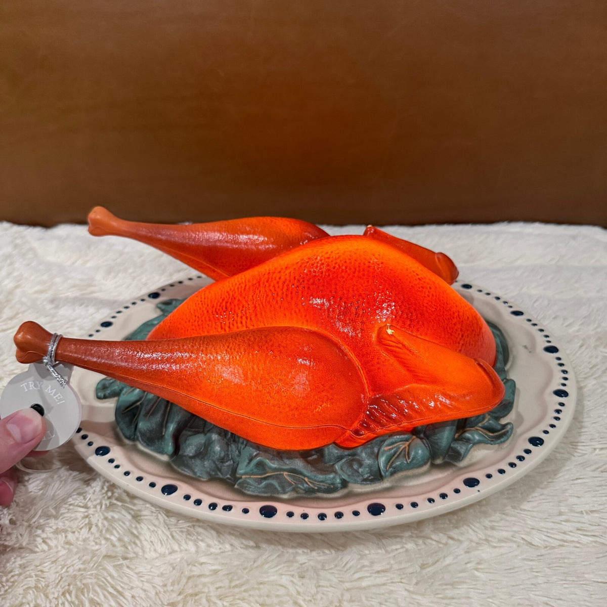 John Derian - 12" Cooked Turkey Lit Blow Mold