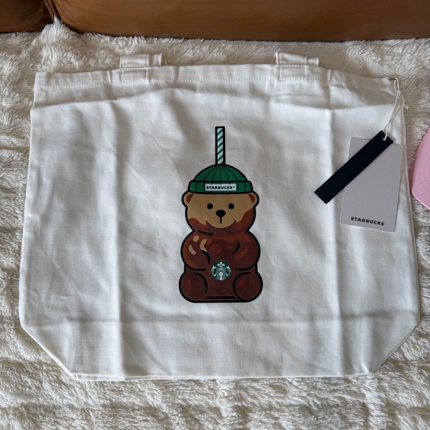 Starbucks Pink Collection Cap & Bearista Tote Bundle - Limited Edition