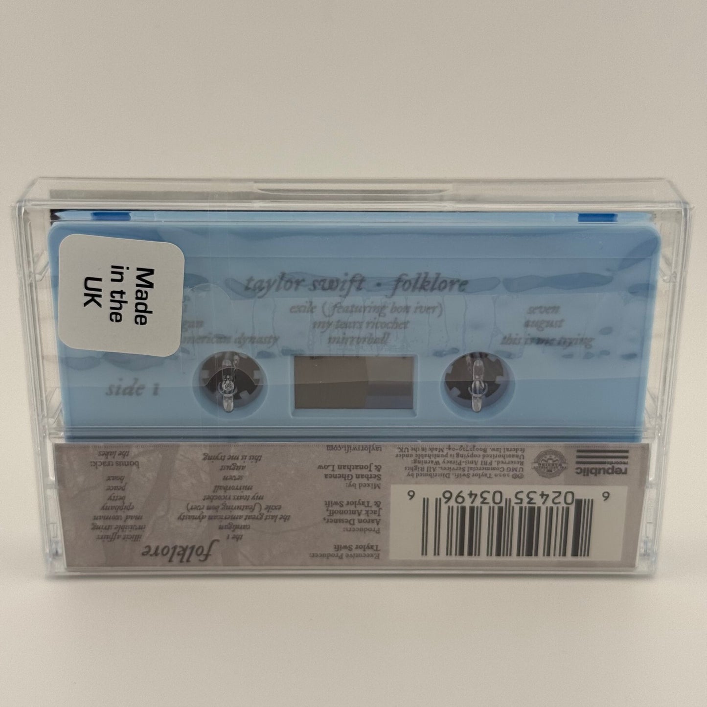 Taylor Swift - Folklore "in the trees" Blue Cassette
