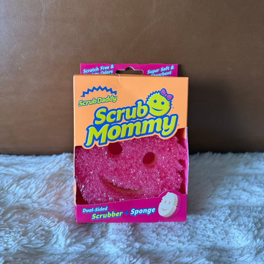Scrub Mommy - Pink Dual-Sided Scrubber + Sponge FlexTexture