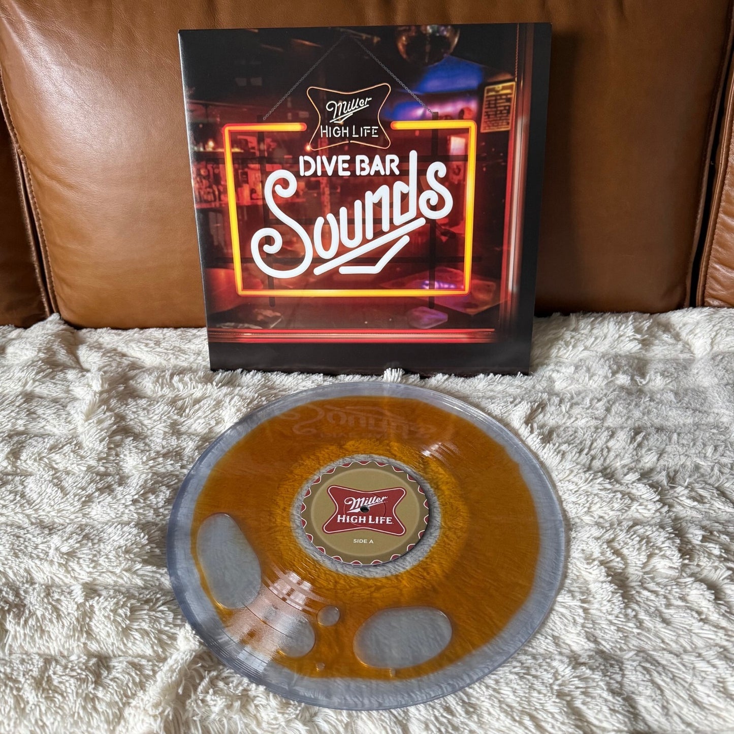 Miller High Life - Dive Bar Sounds - Beer Filled Color Vinyl
