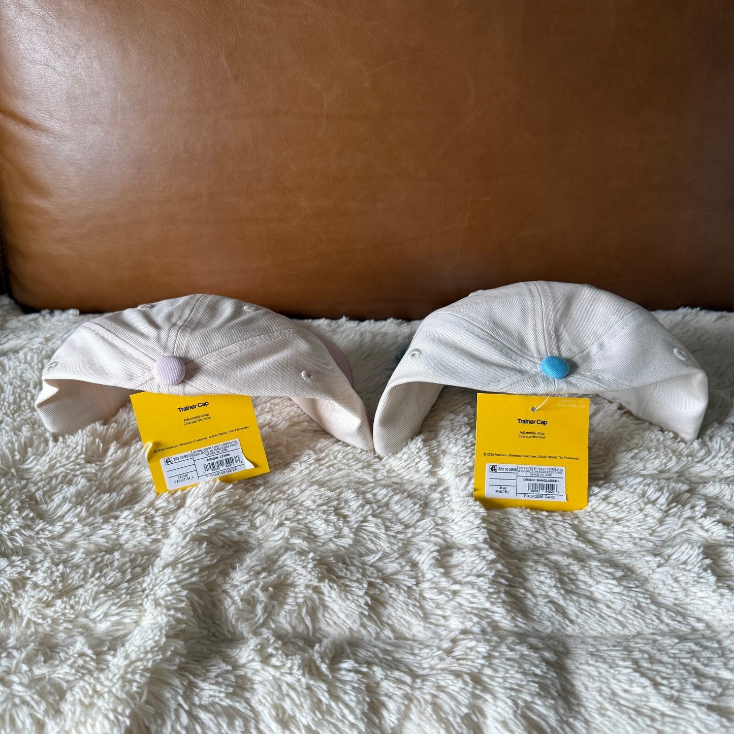 Pokémon x Target - Mew Trainer & Psyduck Cap/hat - Set of 2