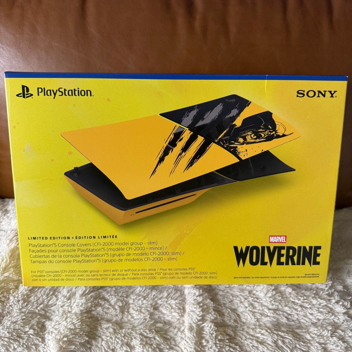 Marvel Wolverine -PS5 Slim Console Covers - CFI-2000