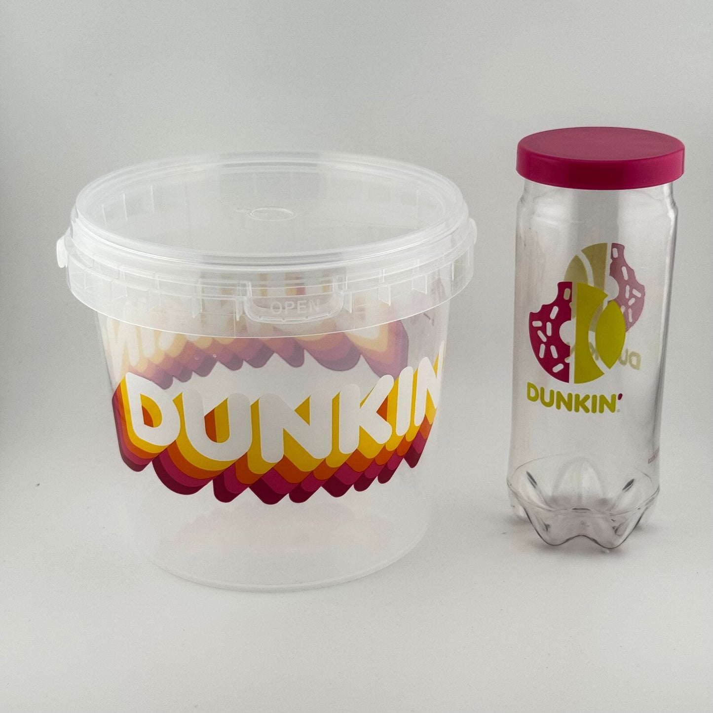 Dunkin Summer Bucket & Mini Tennis Can Bundle