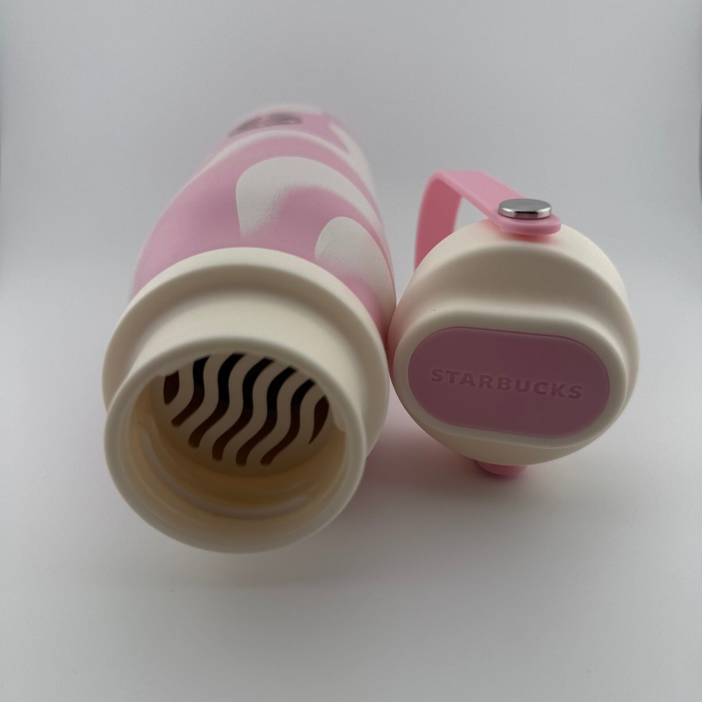 NEW Starbucks Pink Swirl Insulated Water Bottle 18oz