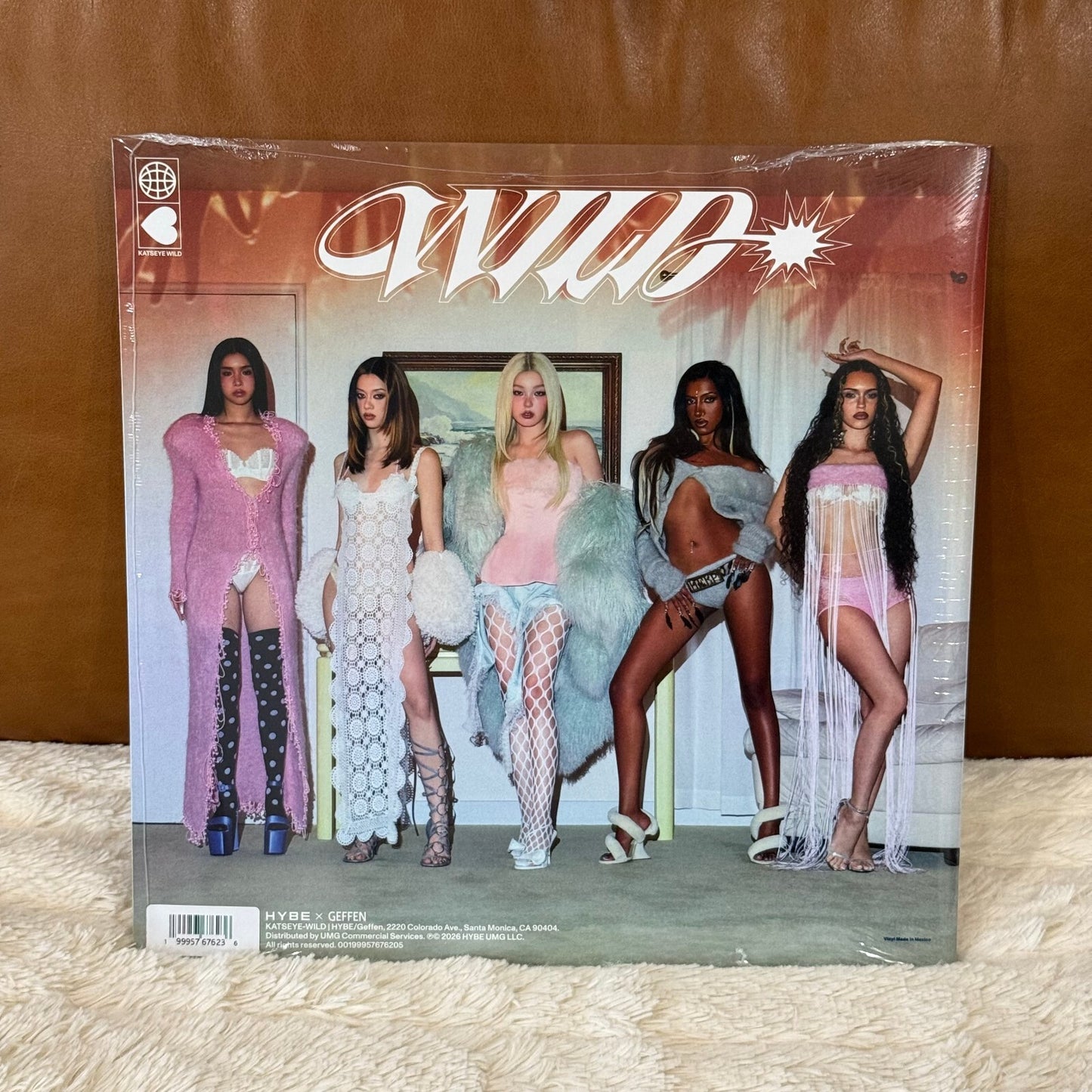 Katseye - WILD Vinyl LP Official Store Exclusive Signed - Crimson Vinyl