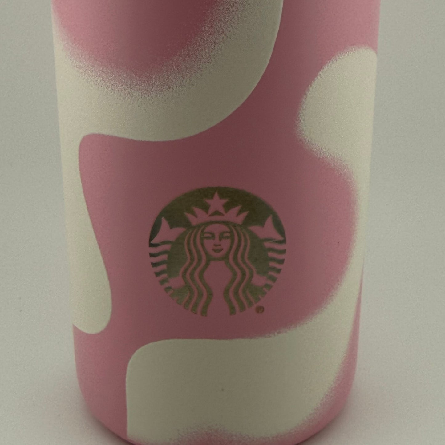 NEW Starbucks Pink Swirl Insulated Water Bottle 18oz