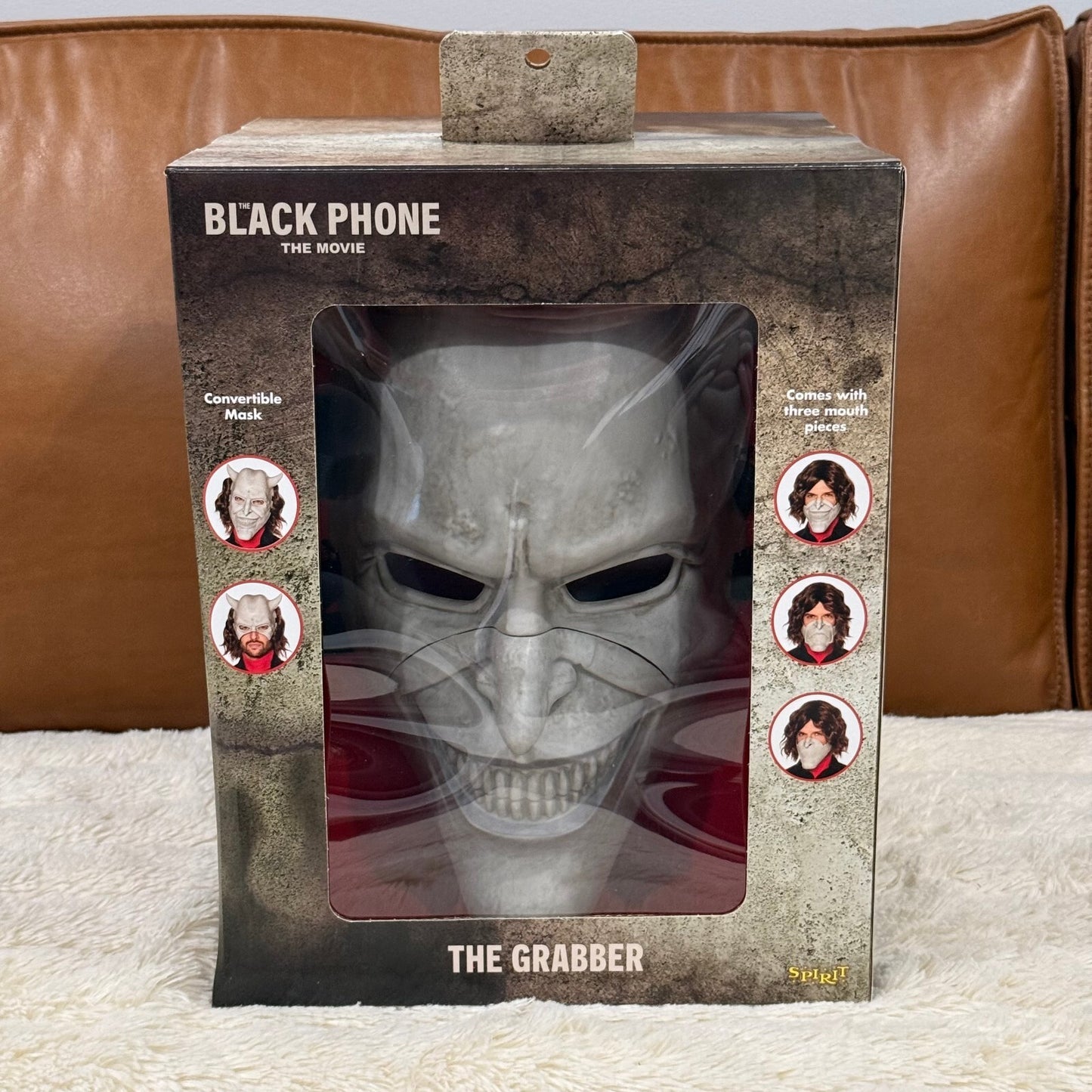 The Grabber - Half Mask - The Black Phone - Spirit Halloween Convertible Mask