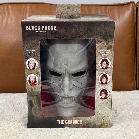 The Grabber - Half Mask - The Black Phone - Spirit Halloween Convertible Mask