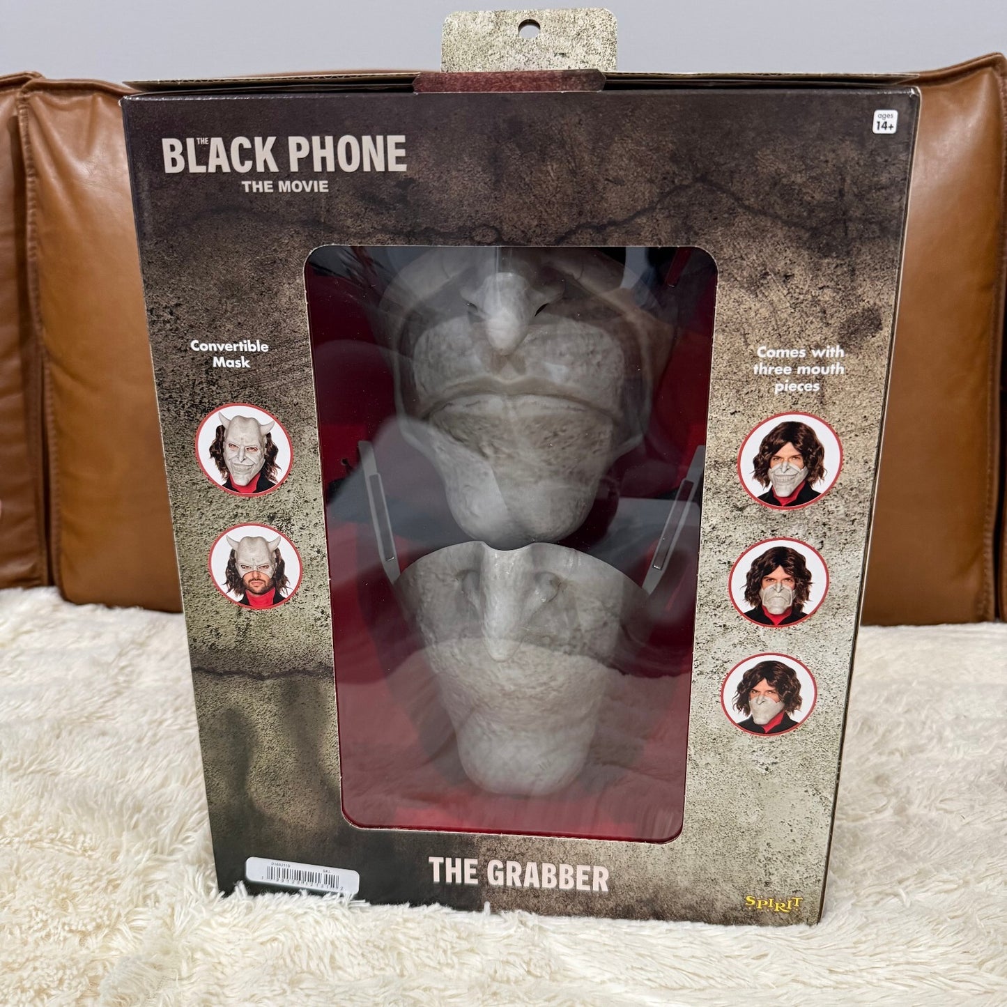 The Grabber - Half Mask - The Black Phone - Spirit Halloween Convertible Mask