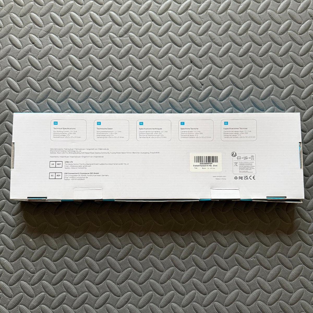 Omoton - KB515 Full Size Wireless Keyboard - White
