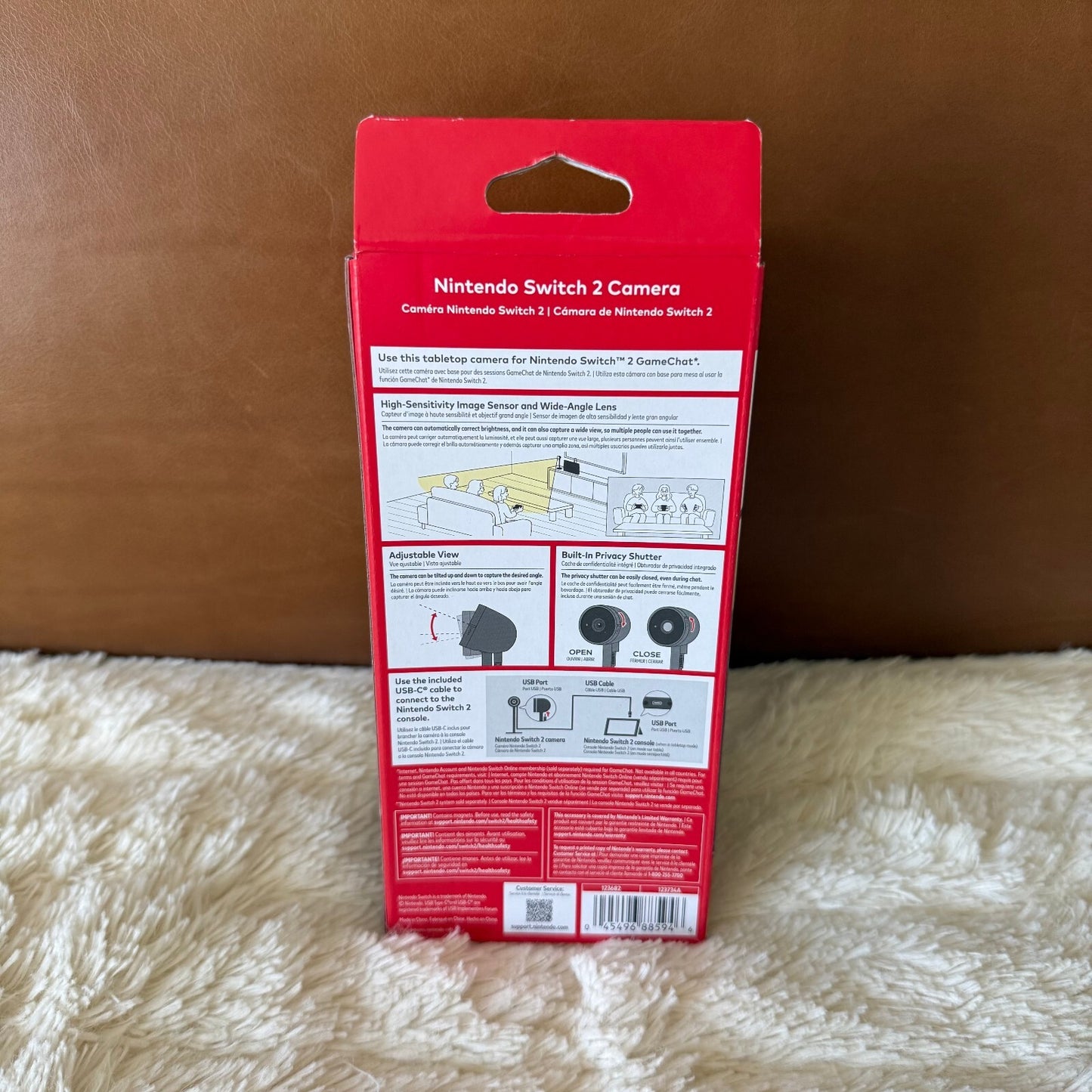 Nintendo Switch 2 Camera Official USB-C HD Video Chat Cam