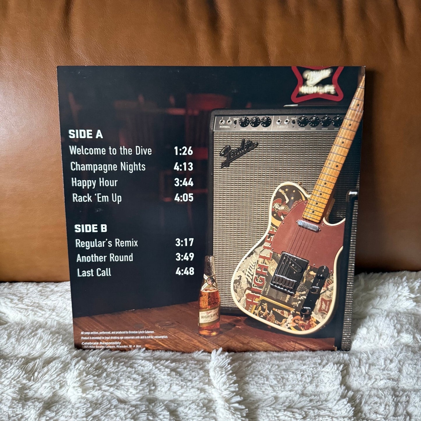 Miller High Life - Dive Bar Sounds - Beer Filled Color Vinyl