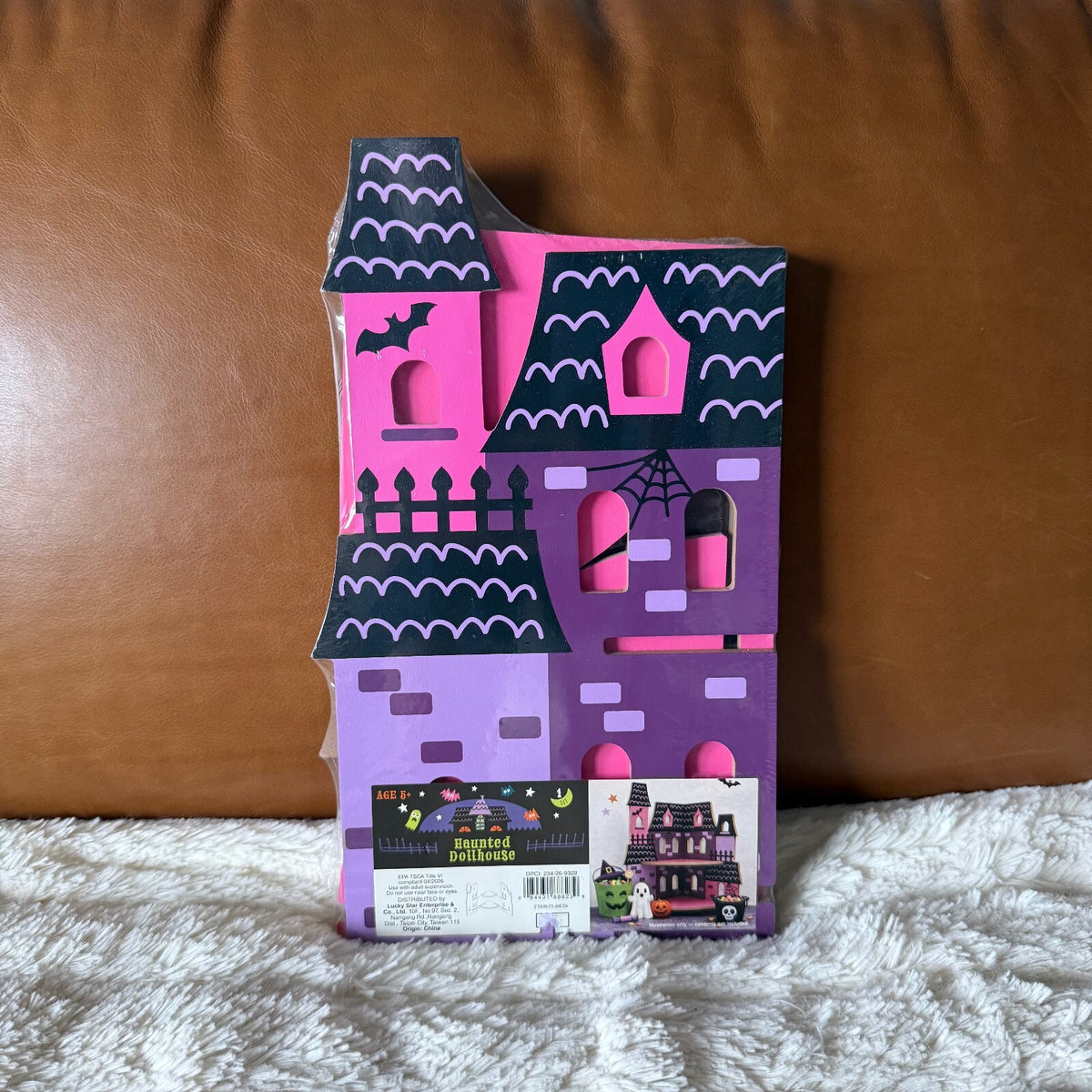 2026 Halloween Haunted House Display Dollhouse - Pink - Bullseye Playground