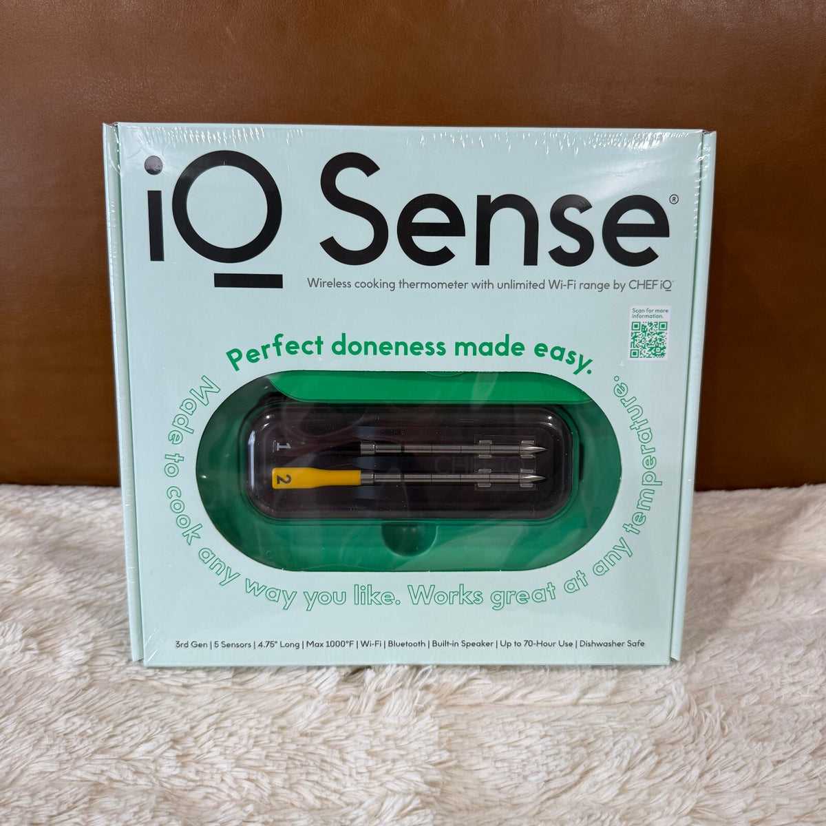 CHEF iQ - Sense - 3rd Gen Wireless Meat Thermometer - 2 Probes
