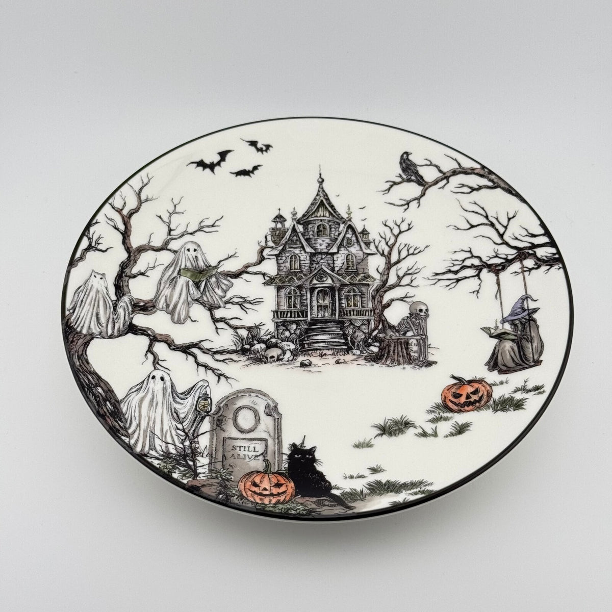 Pottery Barn - Midnight Manor Salad Plates - Set of 4