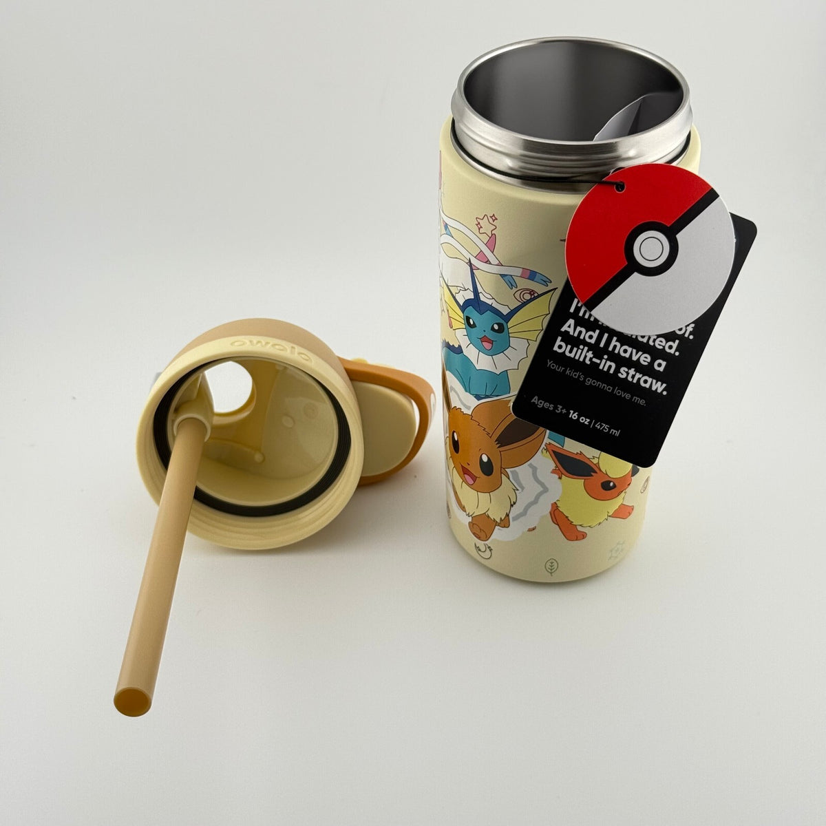 Owala x Pokemon - Eevee Evolutions Eeveelutions - 16oz FreeSip Bottle
