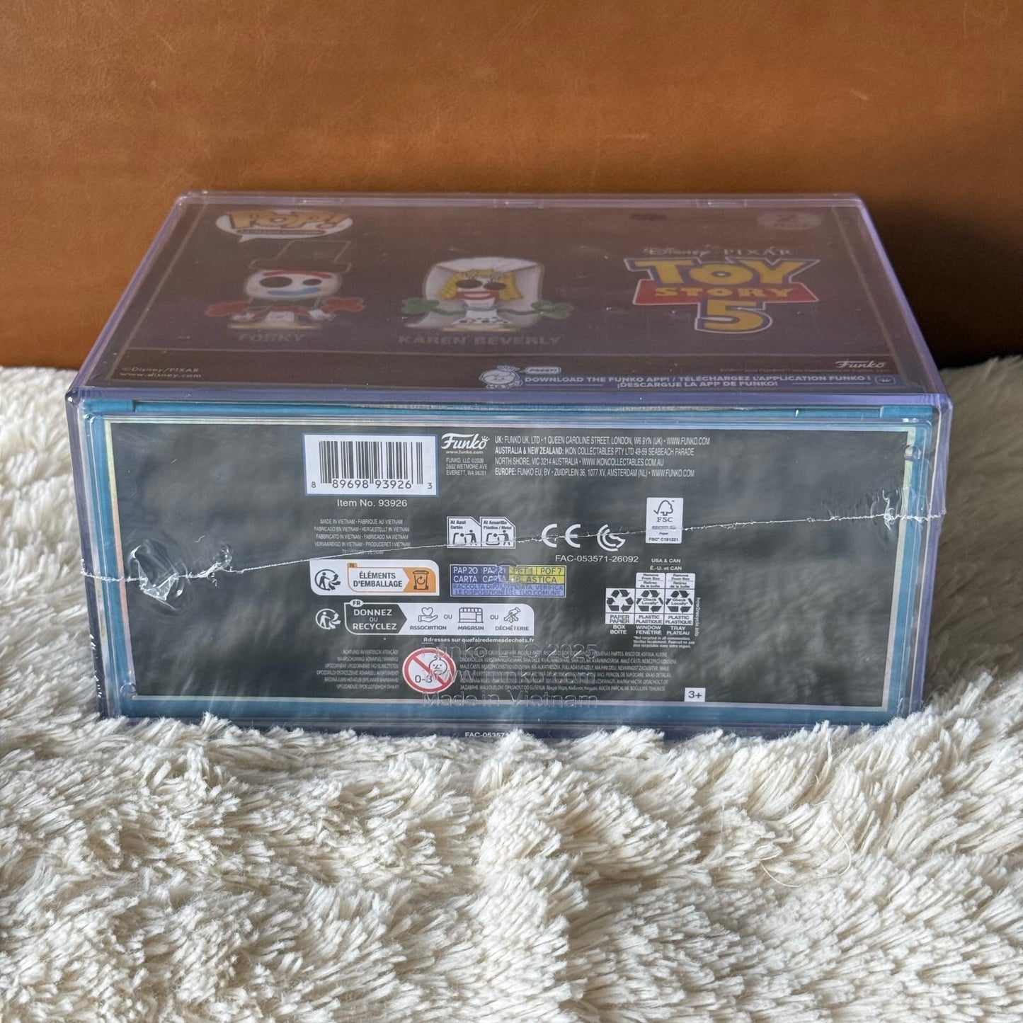 2026 Funko Pixar Toy Story 5 Forky & Karen Beverly 2-Pack Sticker Con SDCC
