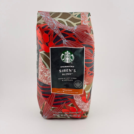 Starbucks - Siren's Blend Whole Bean Coffee 16 oz BB 11/17/26
