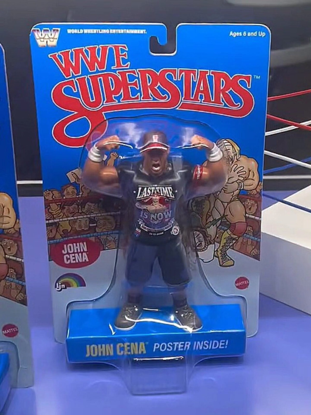 Mattel WWE LJN Superstars - Wave Series 4 - John Cena Wrestling Figure