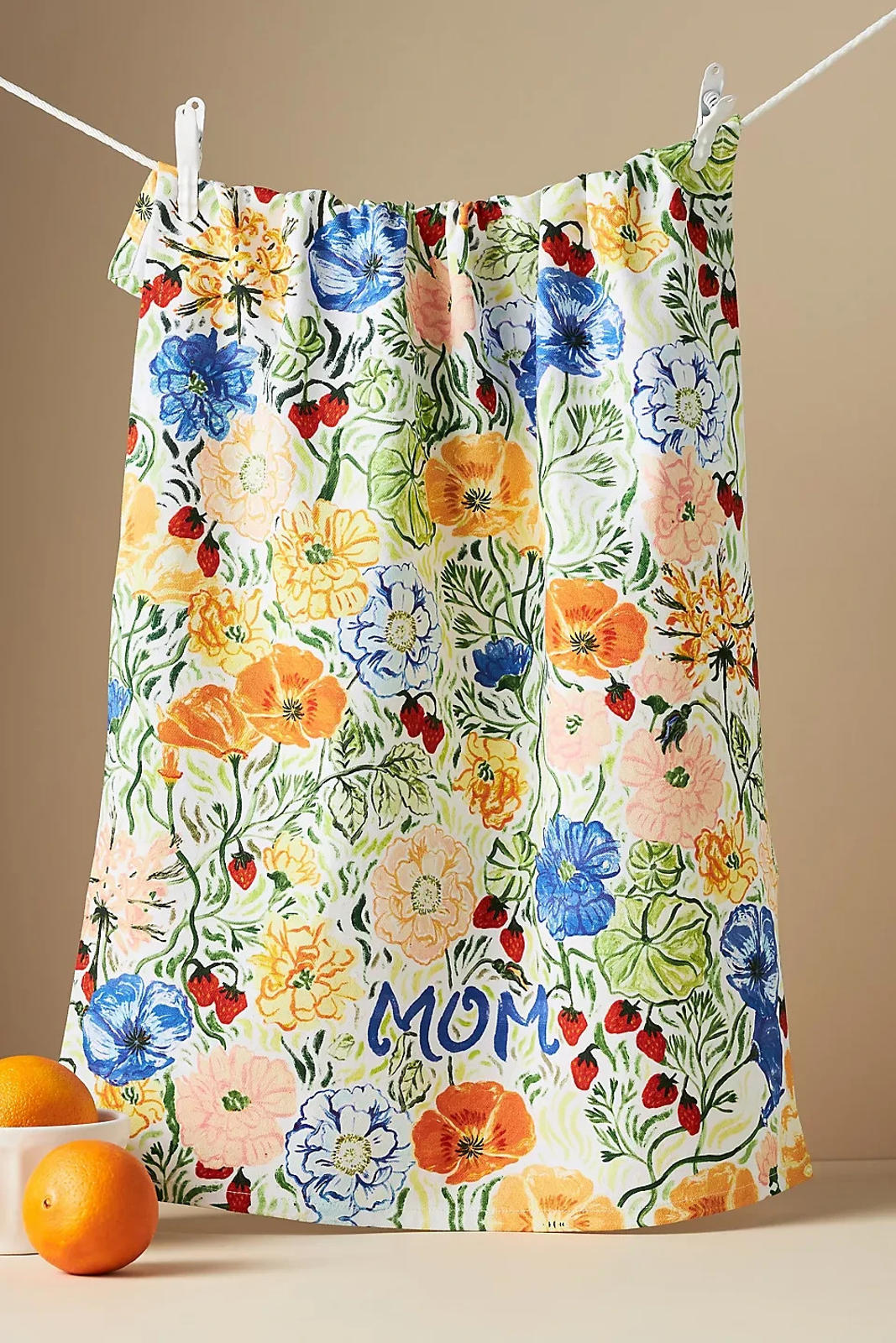 Anthropologie - Floral Mom Dish Towel 2025