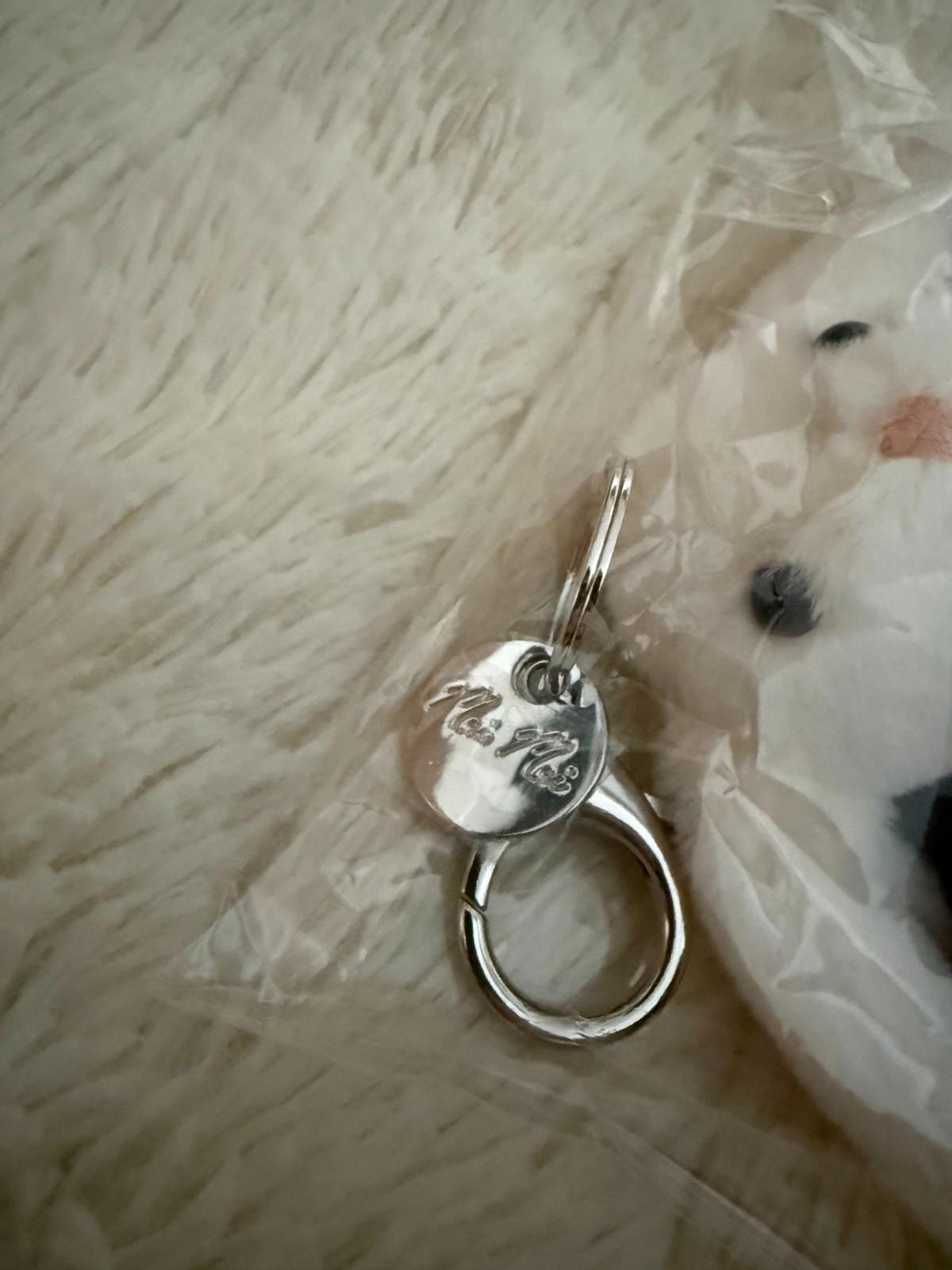 Mei Mei Bunny Plush Bag Charm Keychain 5" Collectible