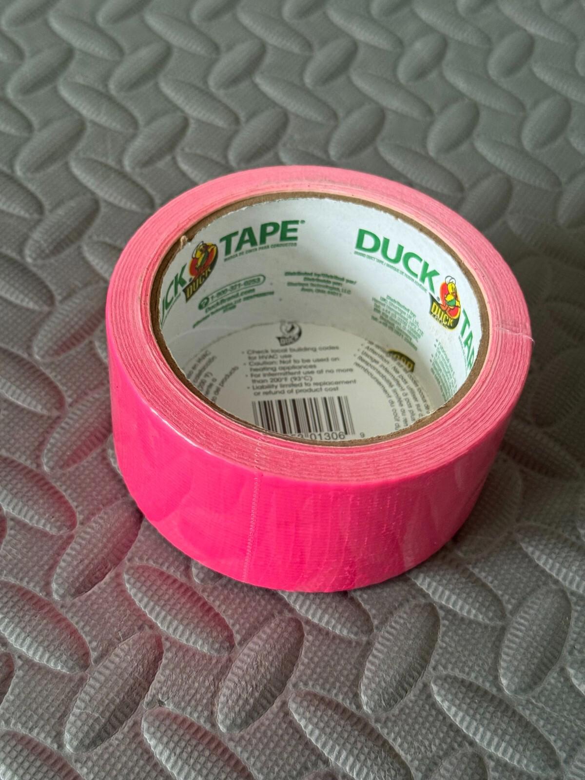 Color Duck Tape - Brand Duct Tape - Neon Pink 1.88 in. x 15 yd.