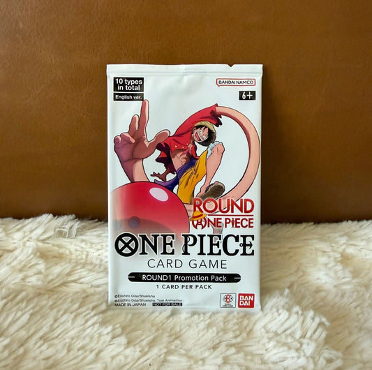 One Piece Round 1 Promo Pack Lot of 10 Sealed English Bandai Card Game 2026