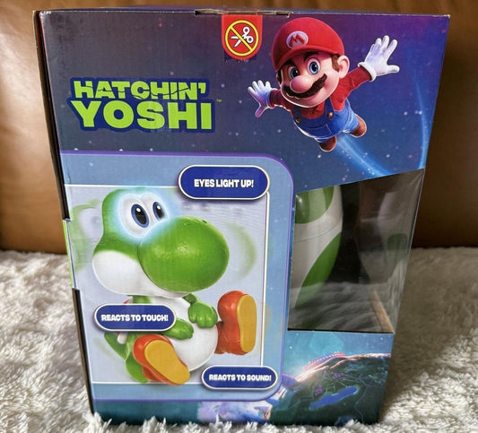 Hatchin' Yoshi The Super Mario Galaxy Movie - Interactive Yoshi Figure