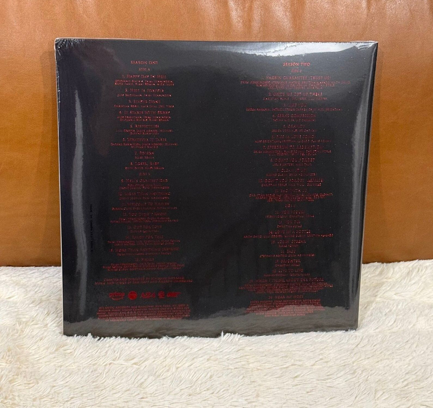 Hazbin Hotel Seasons 1 & 2 Soundtrack Vinyl 2LP + Promo Card