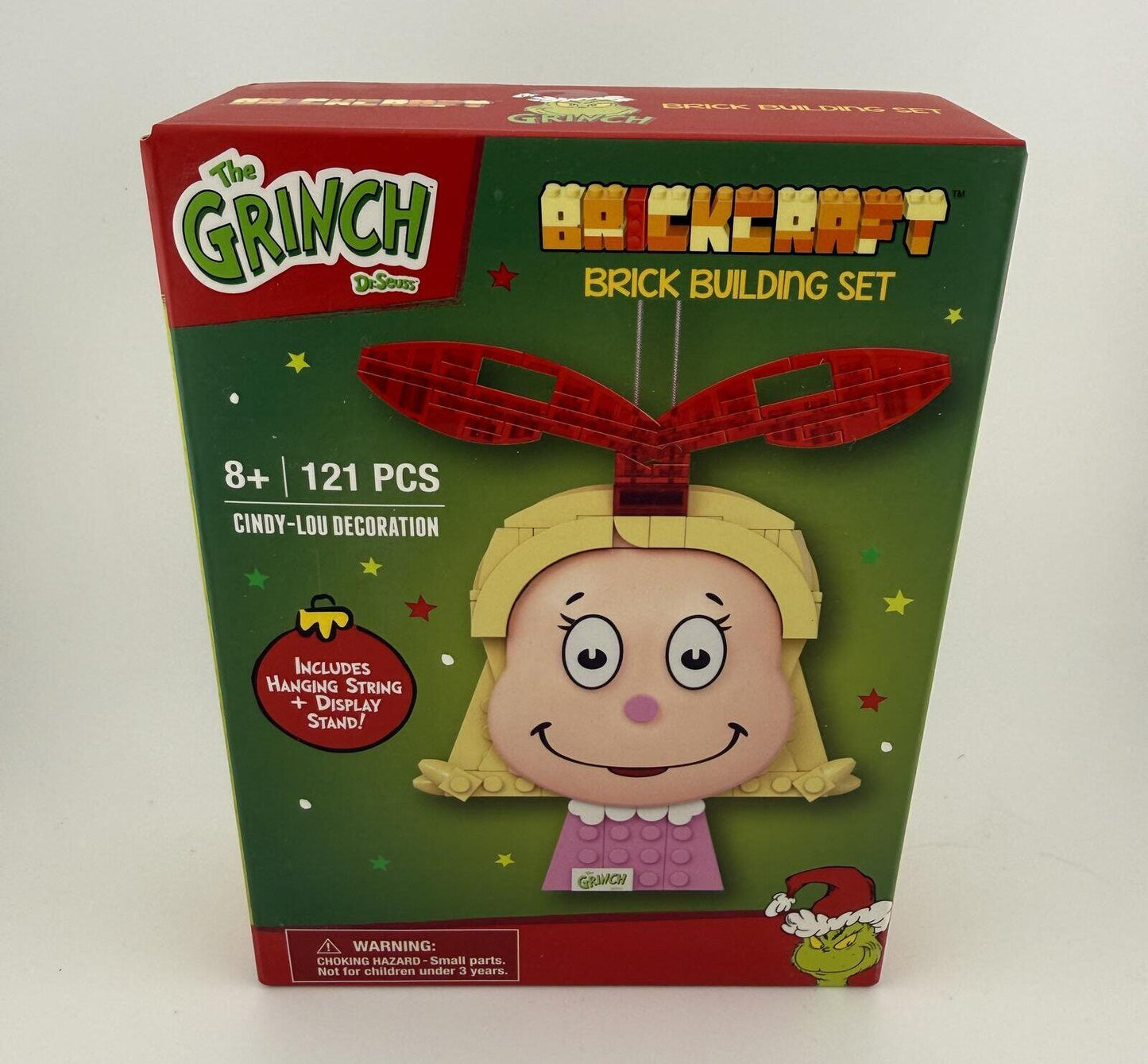 Brickcraft - Grinch Cindy Lou Brick Building Kit (121 Pieces)