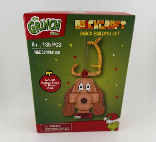Brickcraft Grinch Max The Dog Christmas Building Set 135pc